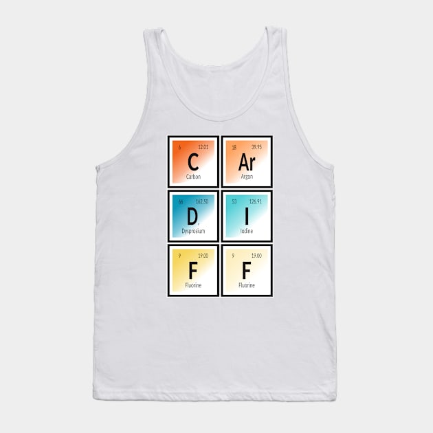 Cardiff Table of Elements Tank Top by Maozva-DSGN